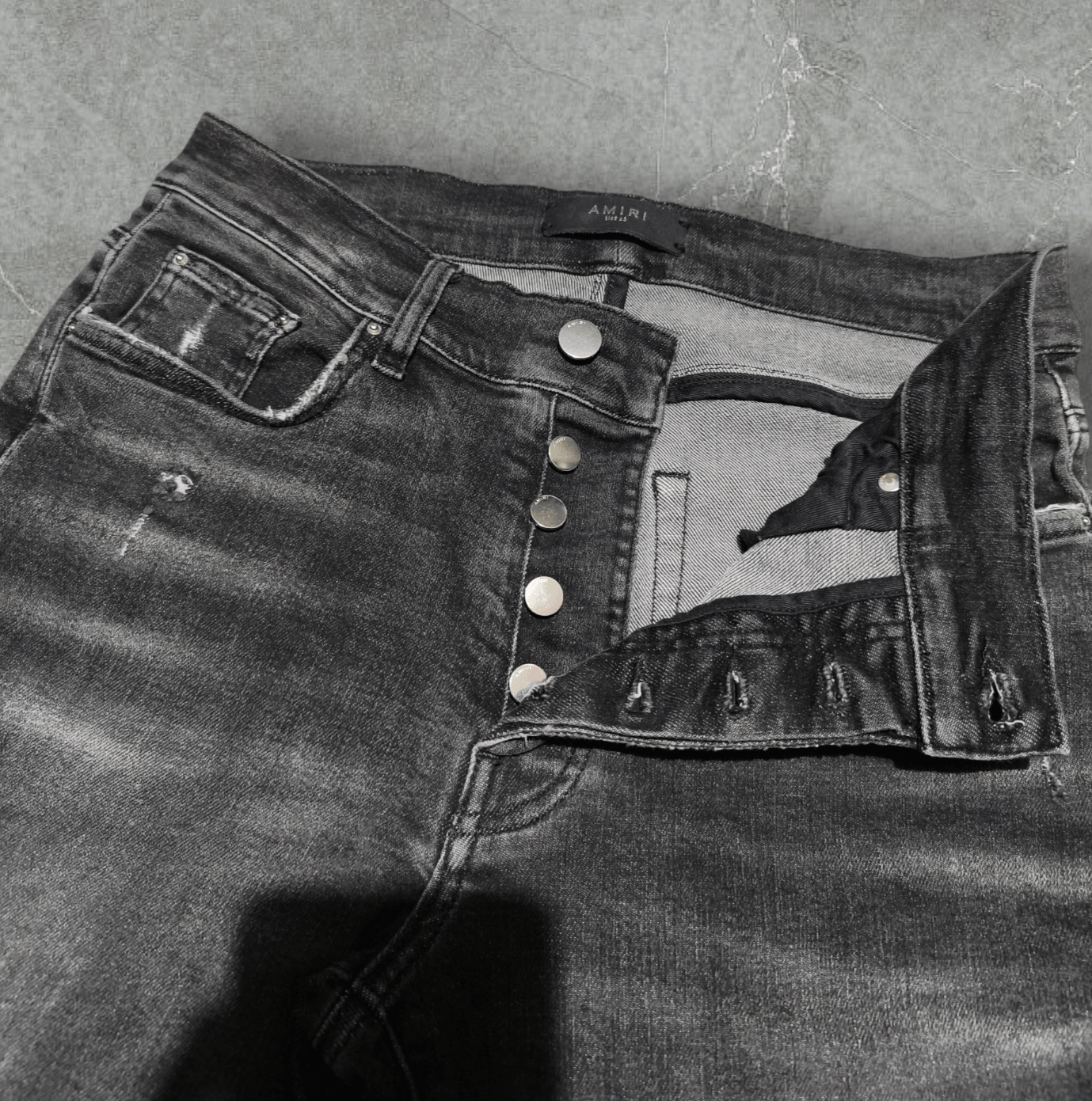 Amiri Amiri Jeans Black Skinny Men’s size 33 Size US 33 - 4 Thumbnail