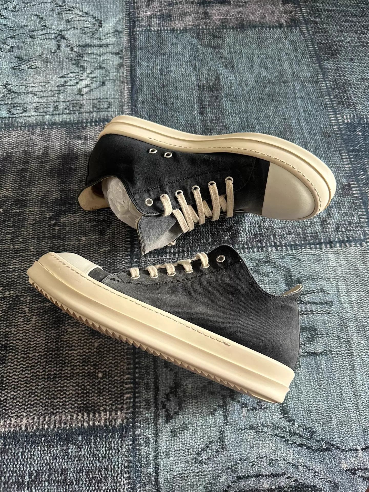 Rick Owens Rick Owens Double Stitch Gradient Low Top 42.5 Size US 9.5 / EU 42-43 - 2 Thumbnail