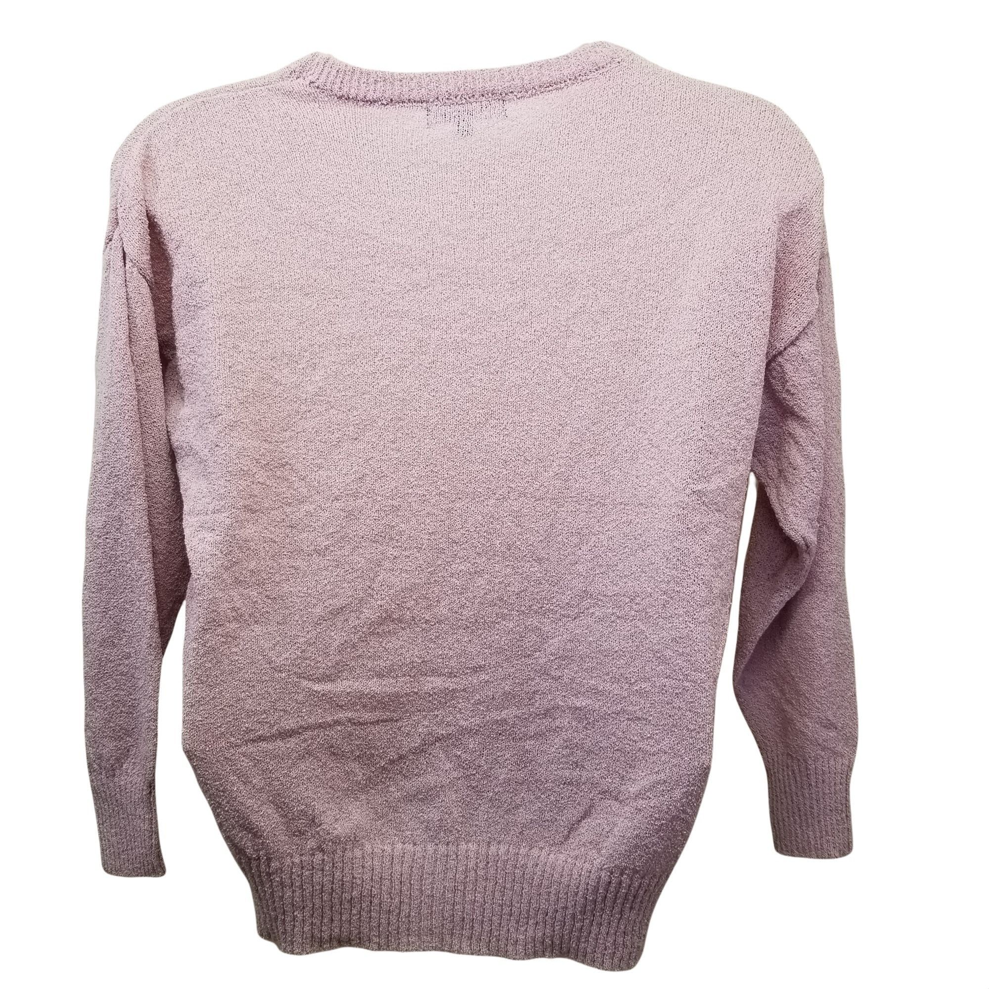 Eileen Fisher Eileen Fisher L Pink Tight Knit Long Sleeve Top Pullover Swe Size L / US 10 / IT 46 - 2 Thumbnail