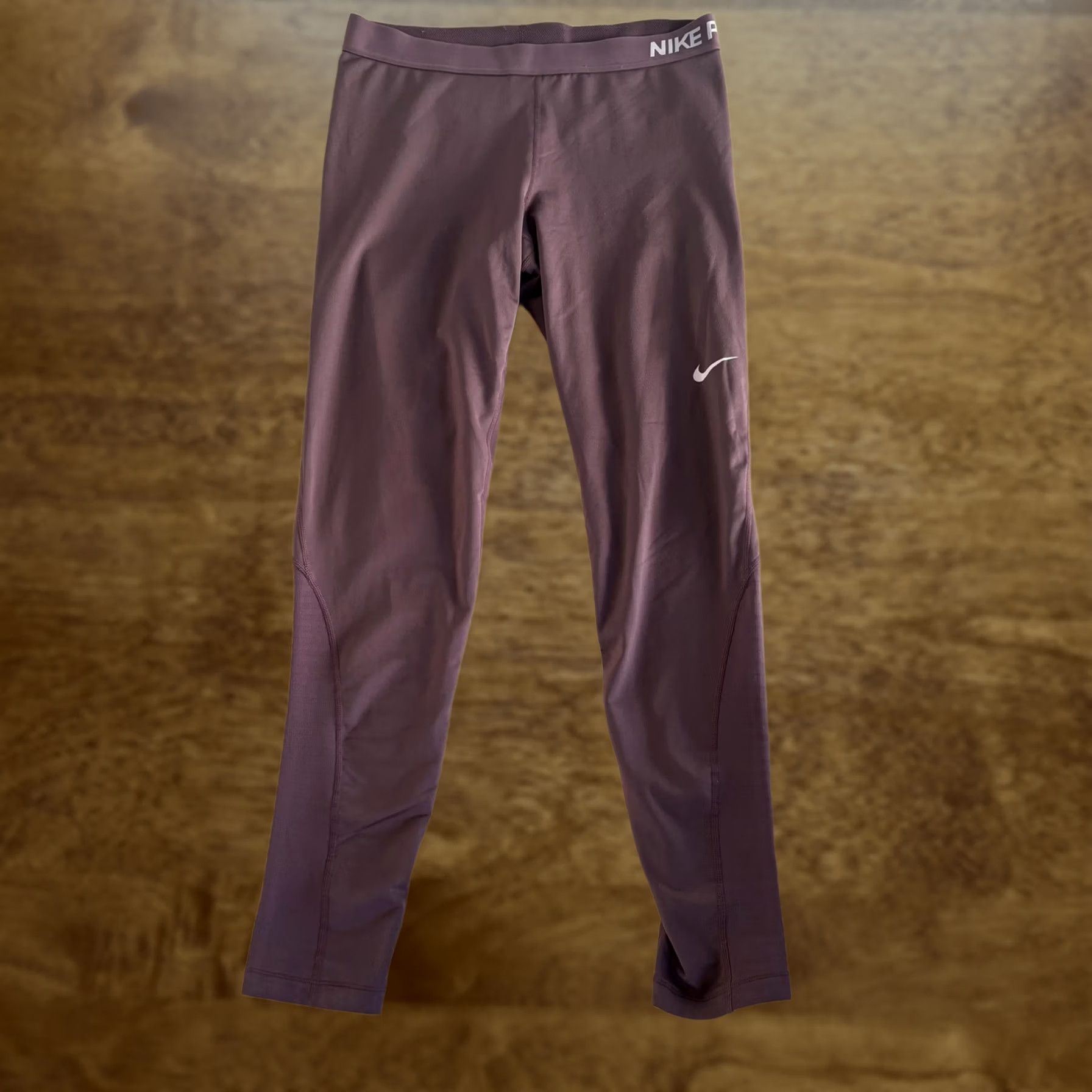 Nike Nike Pro Compression Running Tight Womens Medium Purple Sizing Size 32" / US 10 / IT 46 - 1 Thumbnail