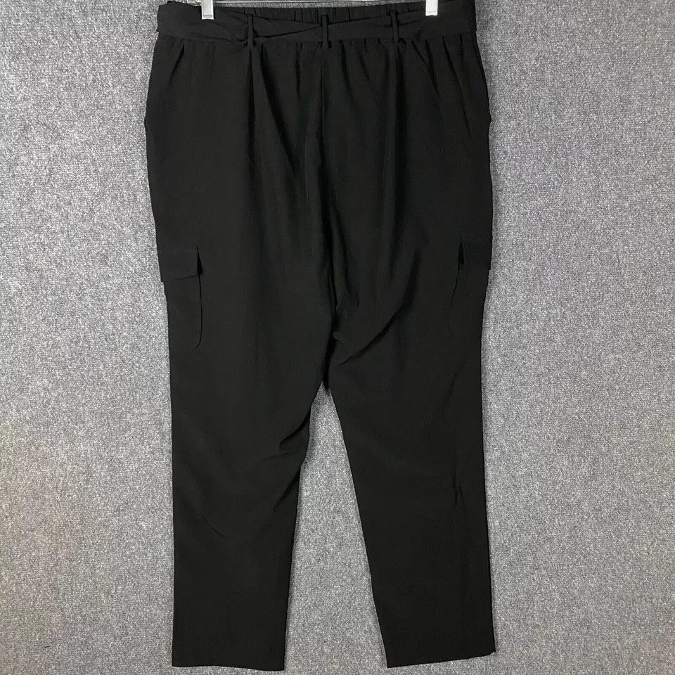Calvin Klein Calvin Klein Cargo Pants Women's Large Polyester Stretch L Size 36" / US 14 / IT 50 - 7 Thumbnail