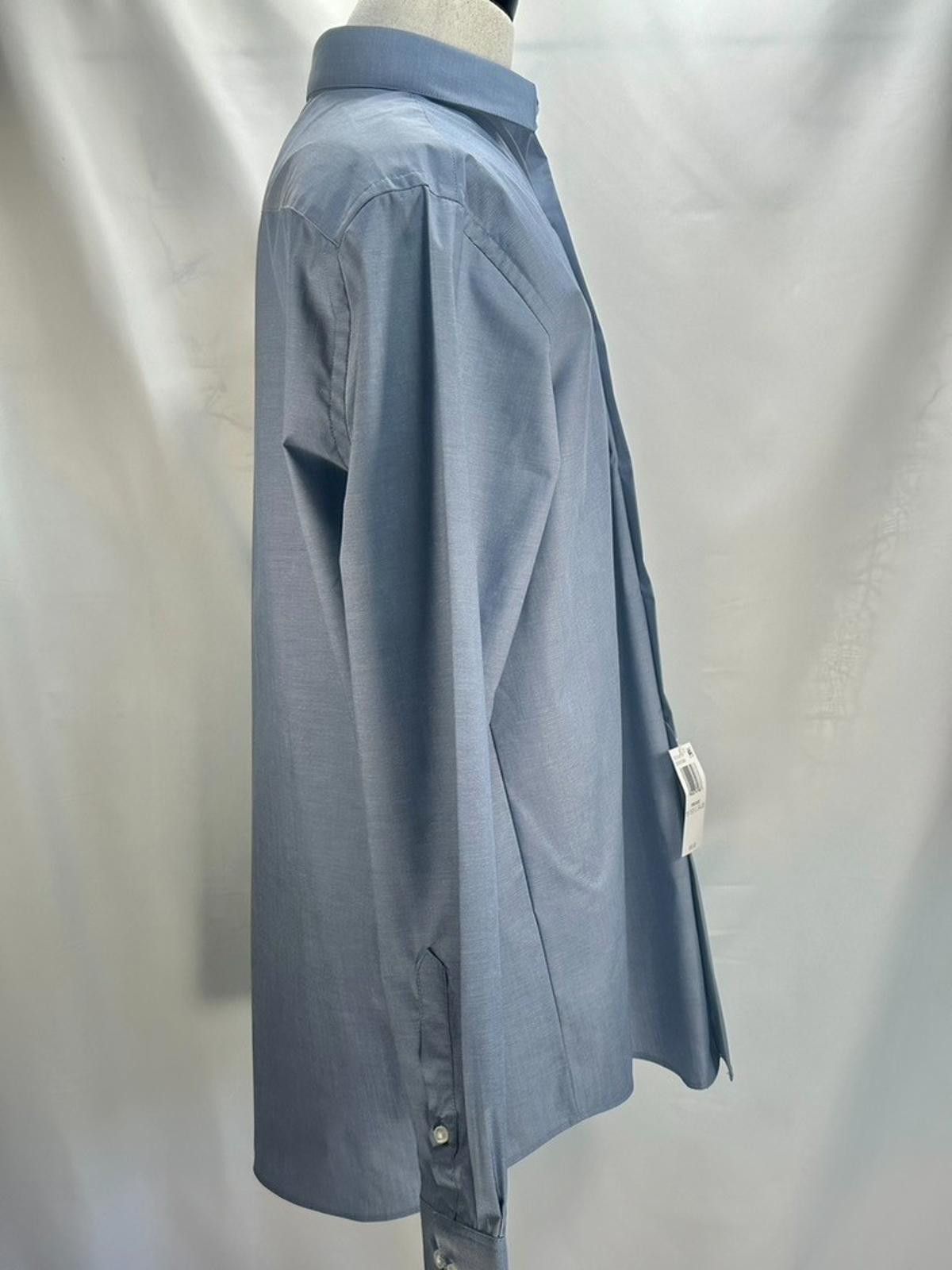 Van Heusen Van Heusen Stain Shield Stretch Regular Fit Blue Men's L Size 42R - 4 Thumbnail