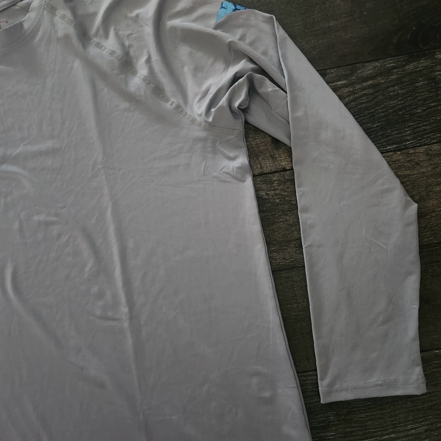 Vintage Yankit Fishing Shirt Mens XL UPF Performance Gray Tuna Offshore Long Sleeve Size US XL / EU 56 / 4 - 3 Thumbnail