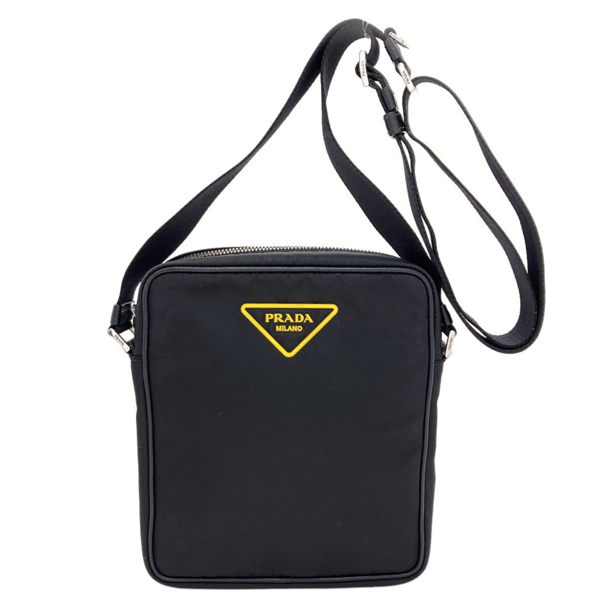 Prada Prada Logo Shoulder Bag, Nylon, Women's PRADA Size ONE SIZE - 1 Thumbnail