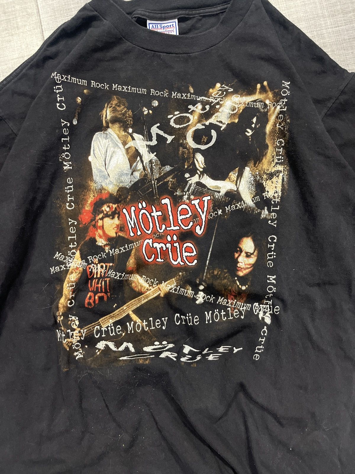 Band Tees × Brockum × Vintage VTG 1999 Mötley Crüe Maximum Rock Tour Tee Size US XL / EU 56 / 4 - 2 Thumbnail