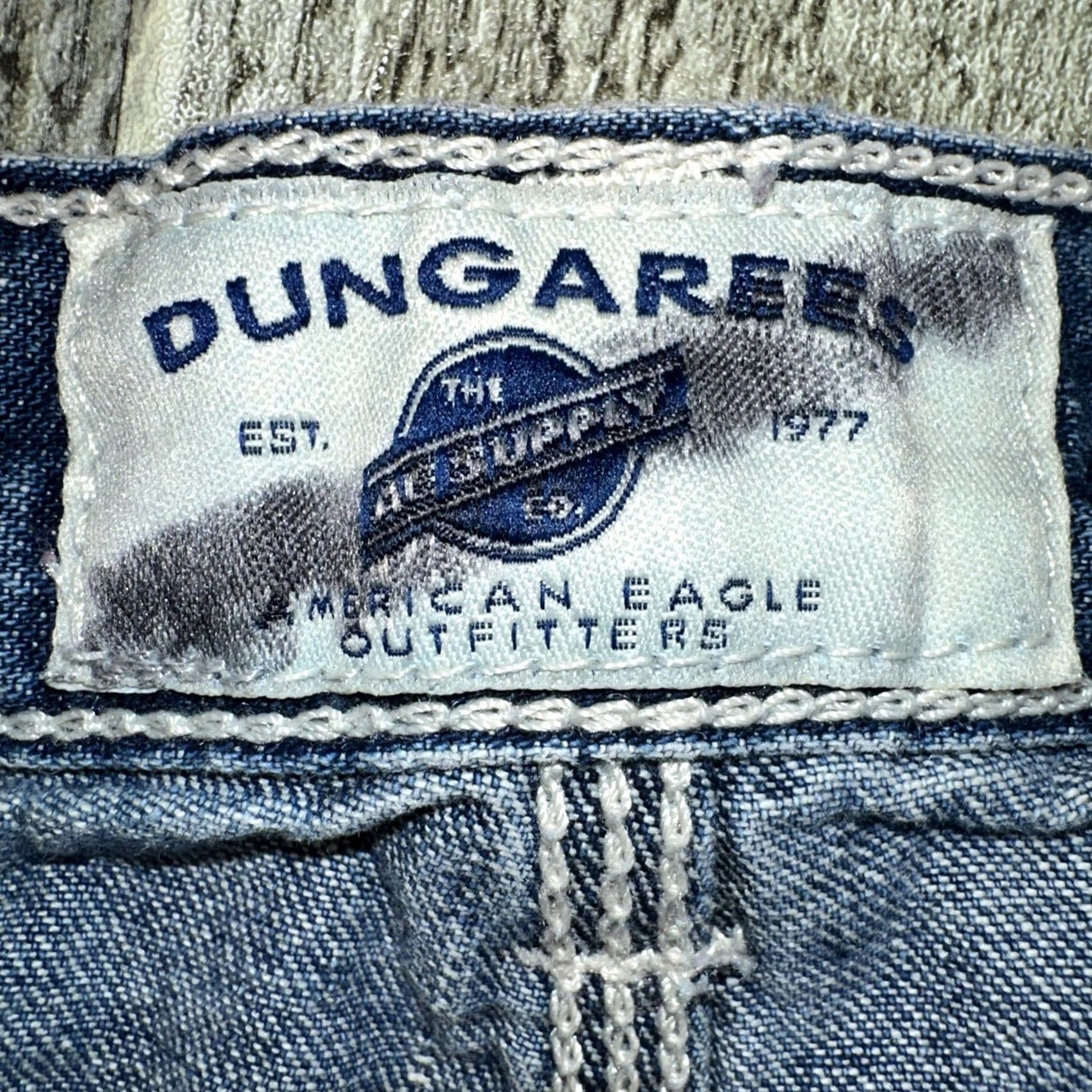 American Eagle Outfitters VINTAGE American Eagle Outfitters Dungarees Carpenter Shorts Men 34 Blue 90s Jeans Boys? Size US 34 / EU 50 - 7 Thumbnail
