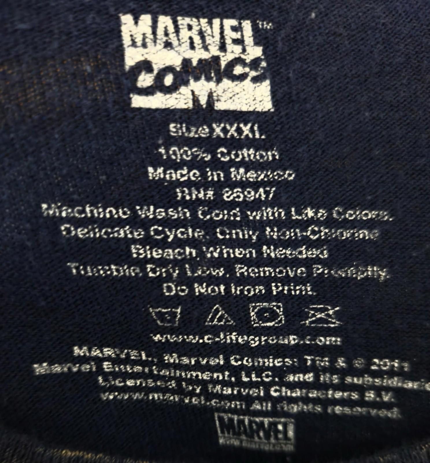 Other Marvel Comics Captain America AOP Graphic XXL Blue 2011 #2 Size US XXL / EU 58 / 5 - 5 Thumbnail