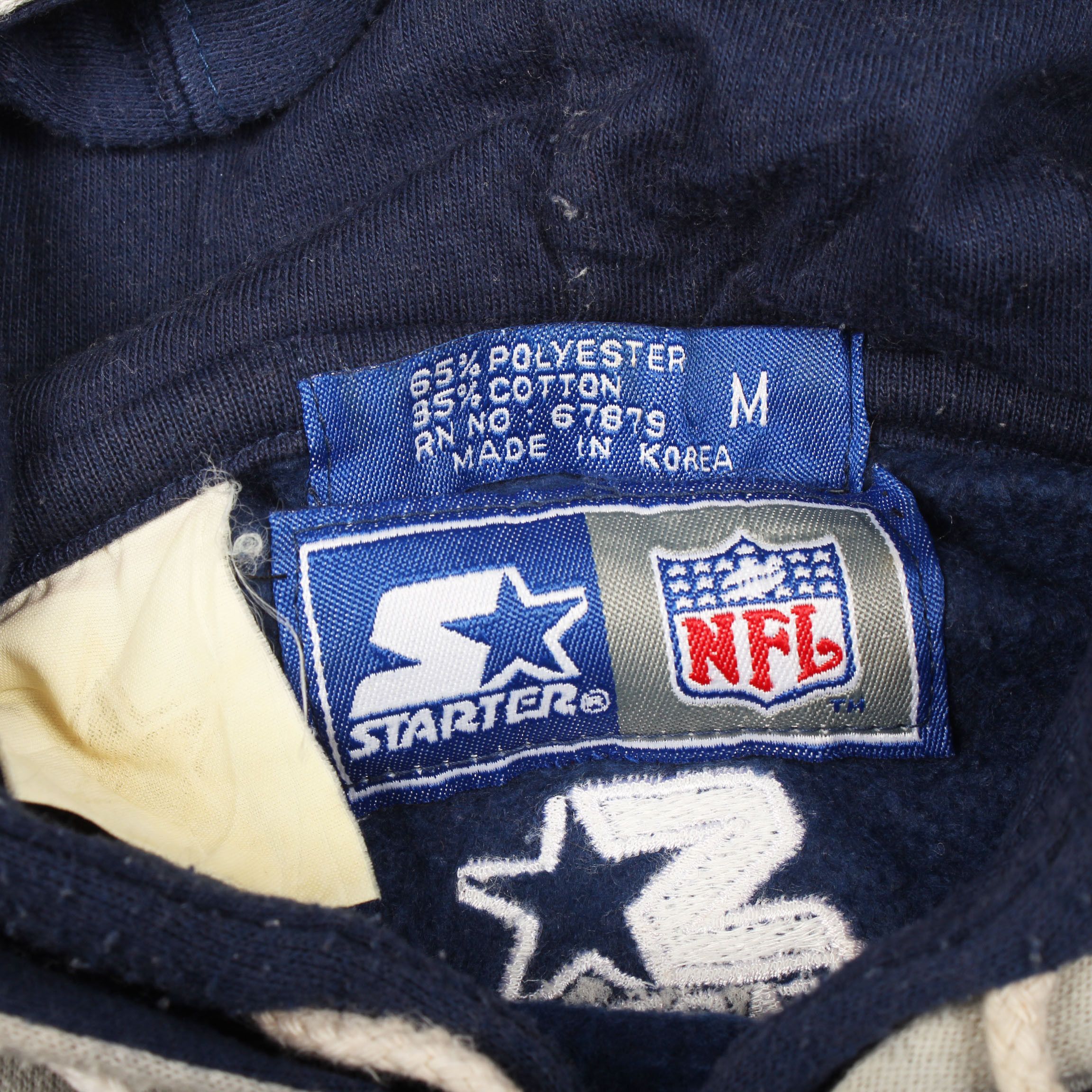 Starter Dallas Cowboys Starter Hoodie 90s NFL Sweatshirt Size US M / EU 48-50 / 2 - 9 Thumbnail