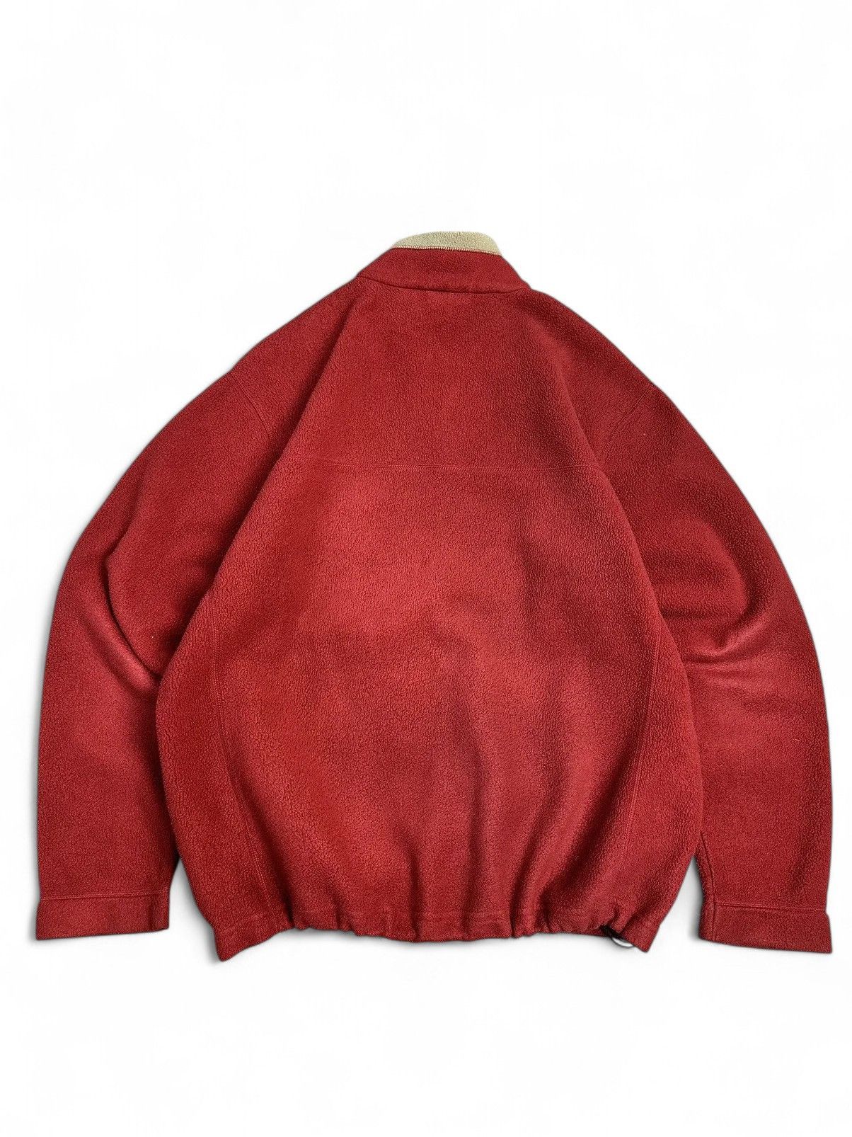 Diesel Red Fleece Zip Jacket Timberland Vintage Outdoor Y2K Look Size US XL / EU 56 / 4 - 13 Thumbnail