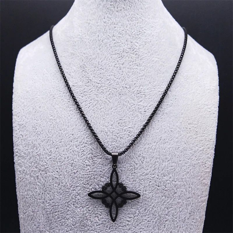 Jewelry Witch's Irish Knot Pendant Charms Necklace Emblem Size ONE SIZE - 2 Thumbnail