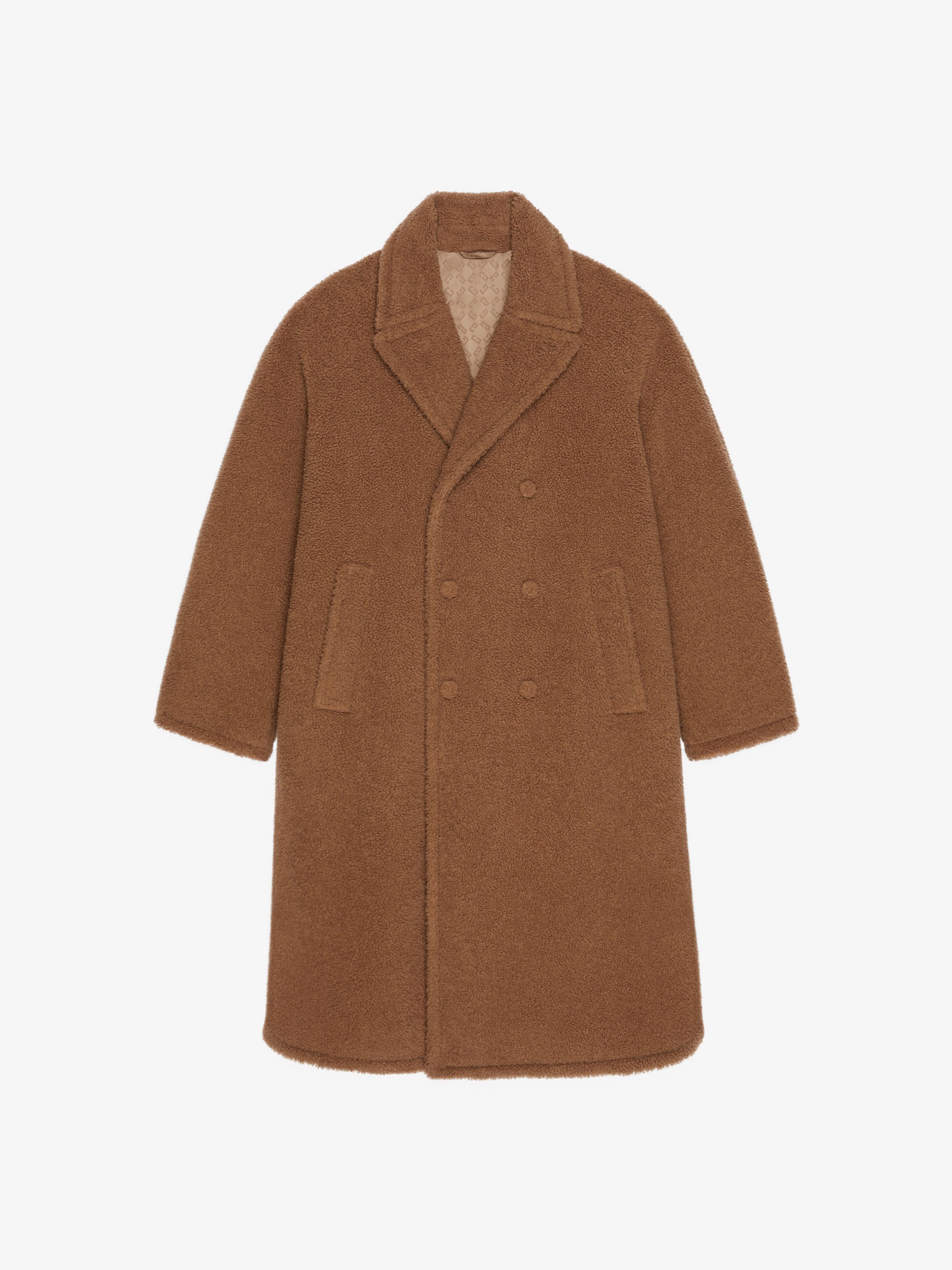 Givenchy o1w1db10925 Long Teddy Coat in Brown Size US S / EU 44-46 / 1 - 1 Thumbnail