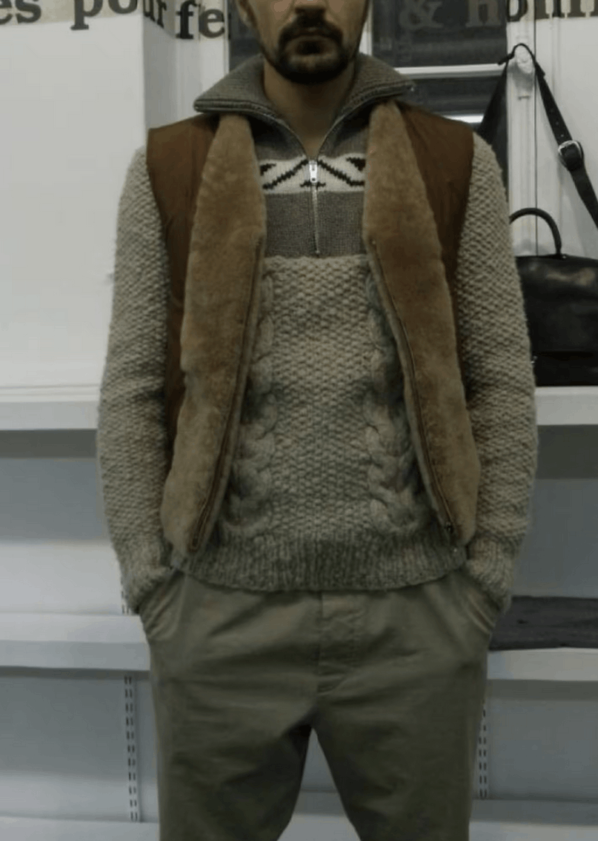 Maison Margiela Maison Martin Margiela A/W 2011 Sheepskin Gilet Showpiece Size US M / EU 48-50 / 2 - 2 Thumbnail