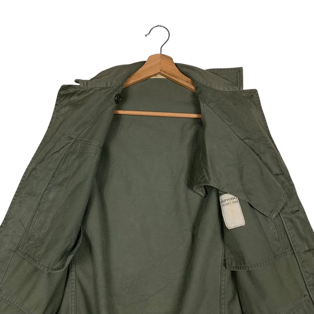 Vintage SAPIVOX UXEGNEY 1984 How’s Life Logo Army Jacket #1511-C68 Size US M / EU 48-50 / 2 - 12 Thumbnail