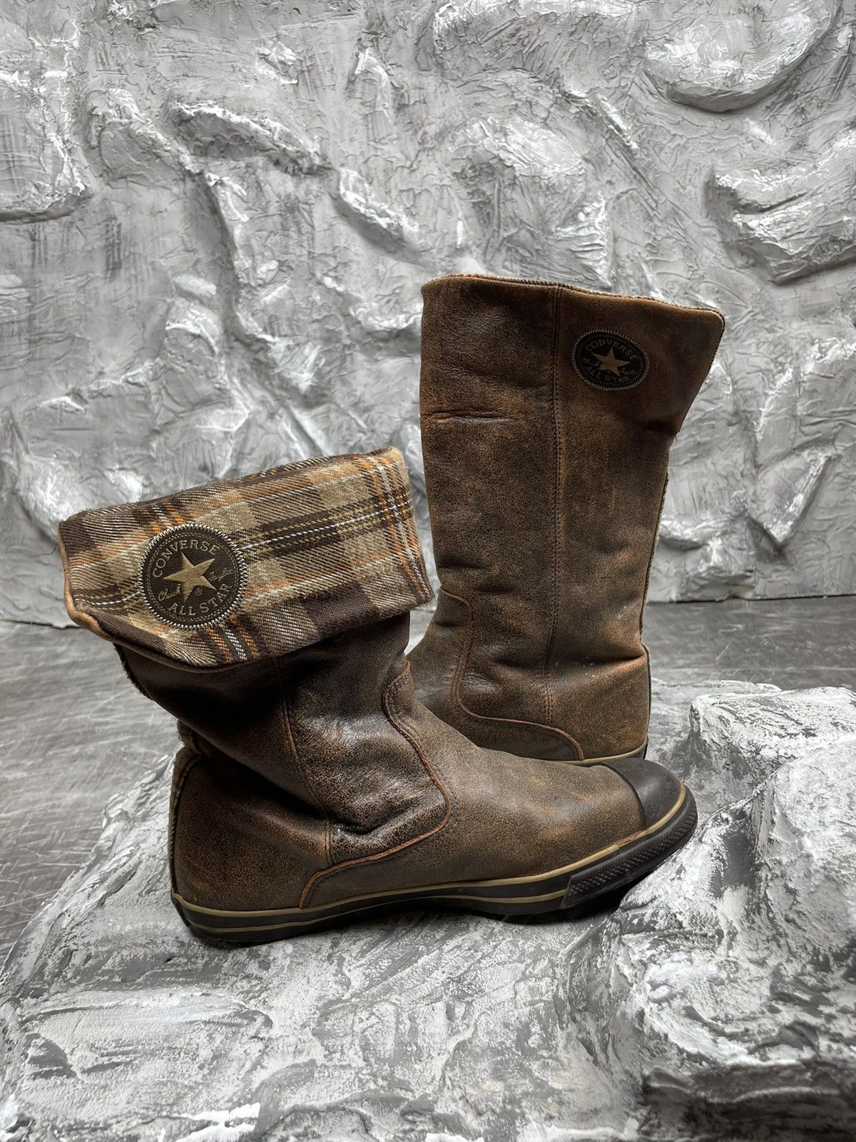 Converse Converse Leather Moto Wrestling High Boots Shoes Y2K Size US 10 / IT 40 - 10 Thumbnail