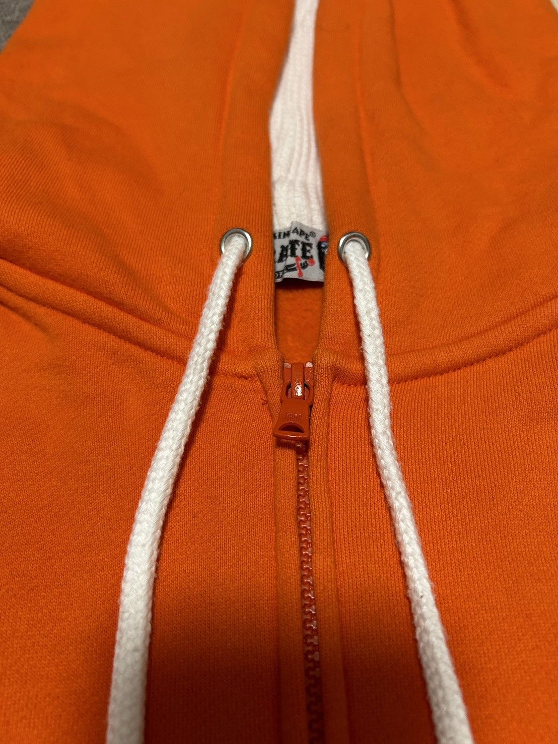 Bape Bape Orange Pirate Cross Bone Zip Hoodie Size US XL / EU 56 / 4 - 8 Thumbnail