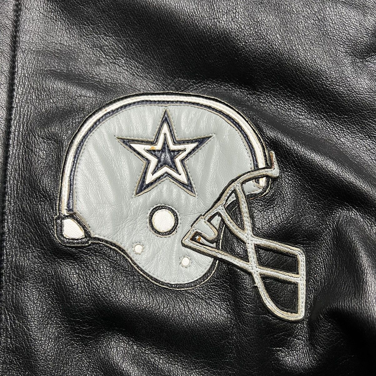 Jeff Hamilton × NFL Jeff Hamilton NFL Cow Boy Virsity Leather Bomber Jacket Size US L / EU 52-54 / 3 - 5 Thumbnail