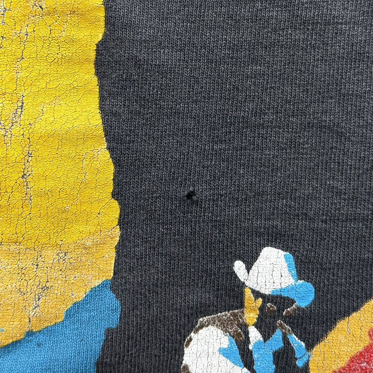 Marlboro VINTAGE 90s FADED BLACK MARLBORO COWBOY T SHIRT XL THRASHED Size US XL / EU 56 / 4 - 6 Thumbnail