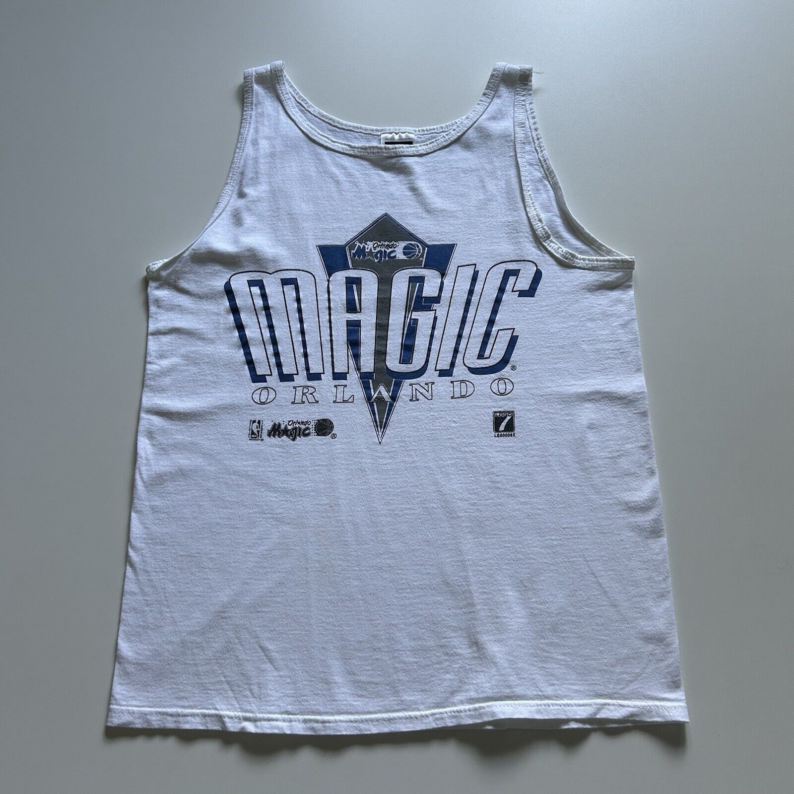 NBA × Tultex × Vintage Vintage 90s Orlando Magic NBA Sleeveless Tank Top Large Rare Size US L / EU 52-54 / 3 - 1 Thumbnail