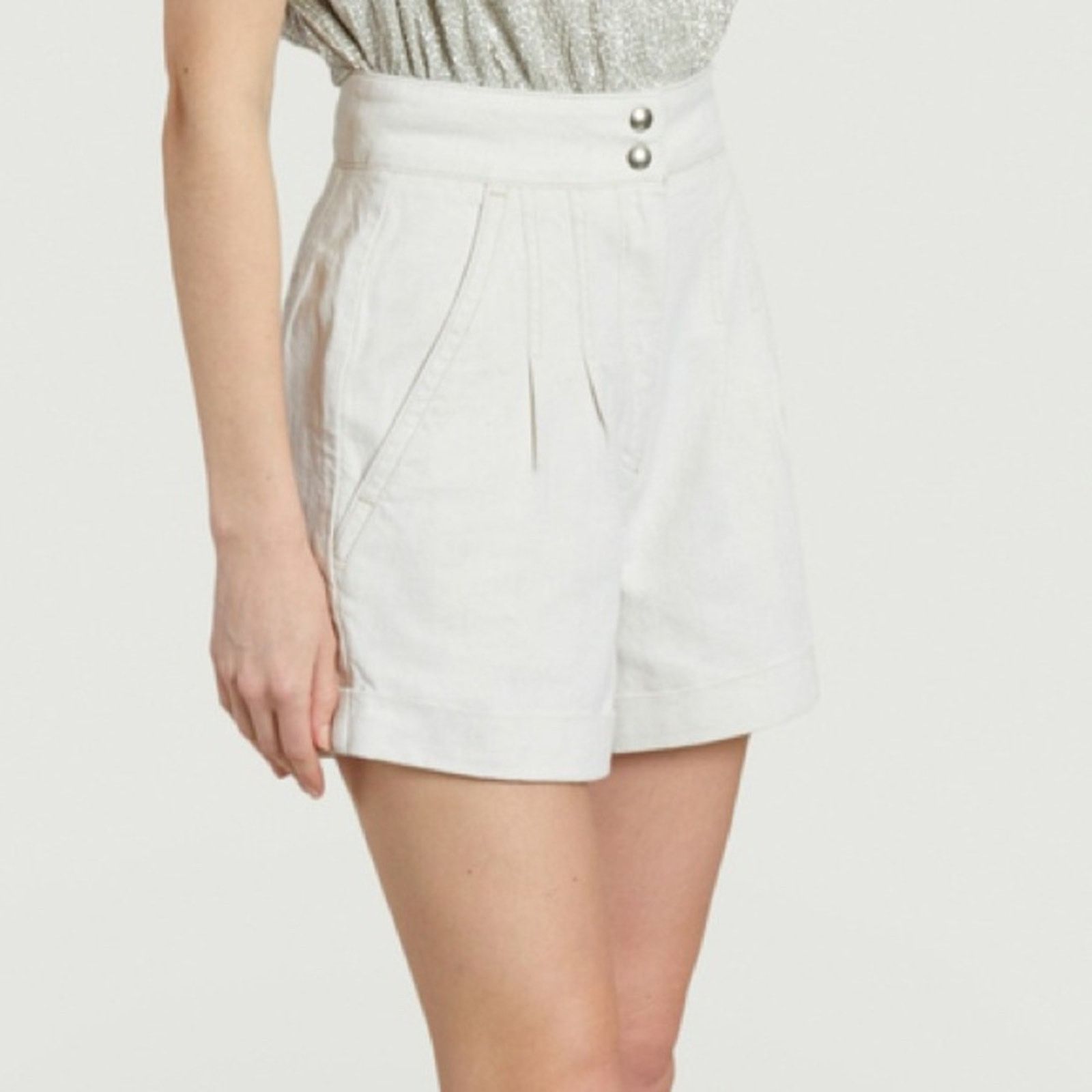 Iro NWT! IRO High-Waisted Women's Shorts, Size 36 (25-26 US ) Size 26" / US 2 / IT 38 - 3 Thumbnail