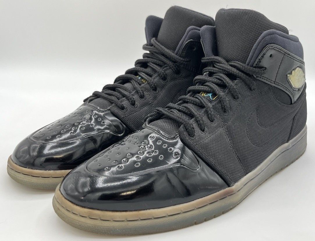 Jordan Brand NIKE AIR JORDAN 1 RETRO 95 TXT BLACK-GAMMA BLUE MENS SIZE 11 Size US 11 / EU 44 - 1 Thumbnail