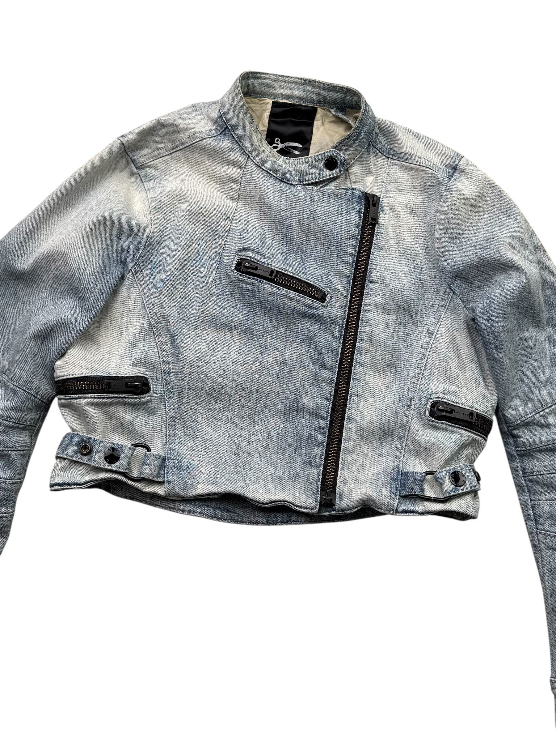 DENHAM Denham Cropped Denim Jacket With Straps M37(E19)(D15)(V12) Size M / US 6-8 / IT 42-44 - 2 Thumbnail