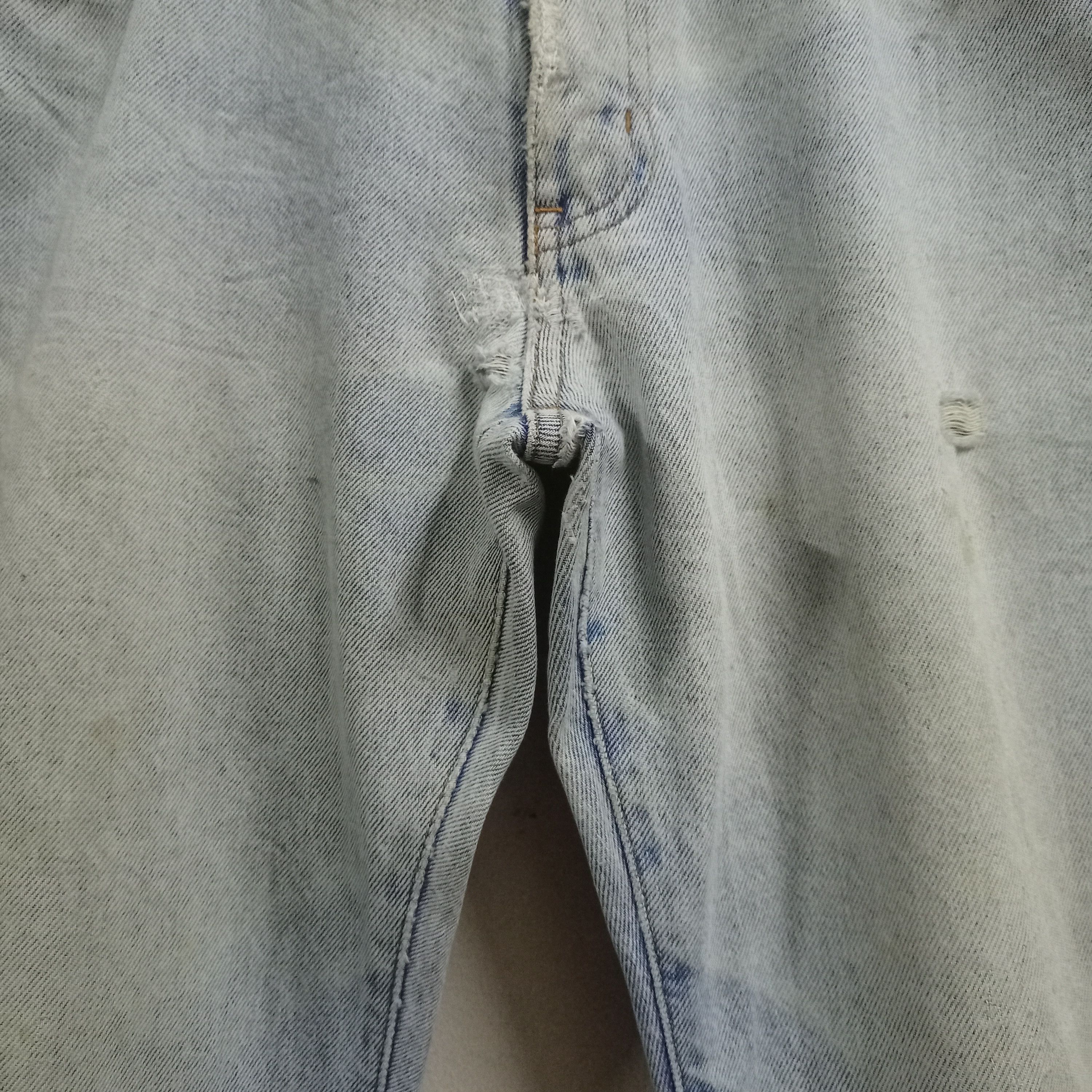 Japanese Brand Vintage Japanese Brand Distressed Loose Workwear Jeans Size US 31 - 6 Thumbnail