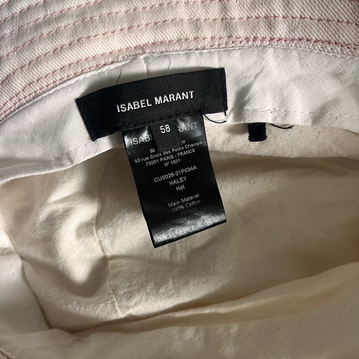 Isabel Marant Isabel Marant Haley Bucket Hat Size ONE SIZE - 4 Thumbnail