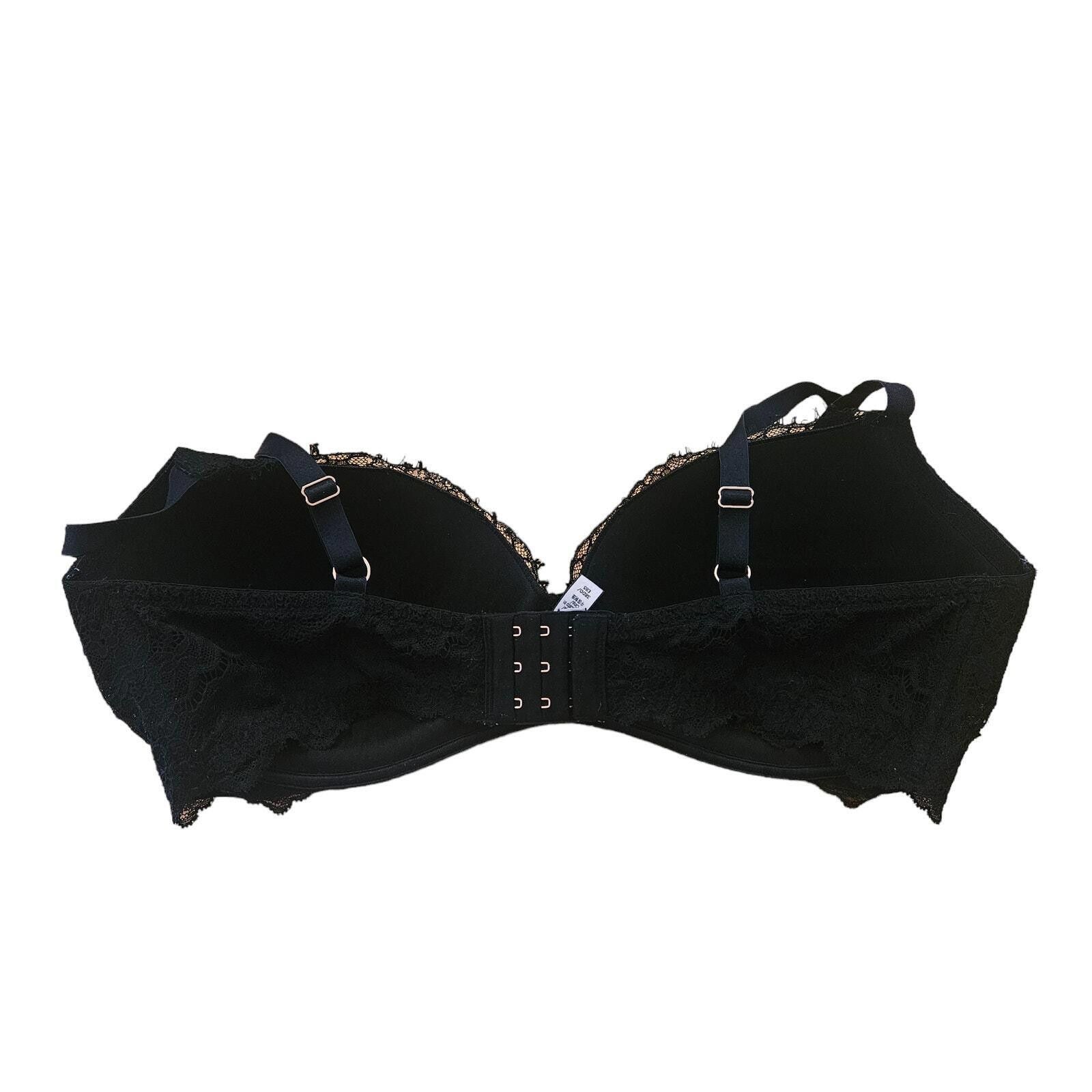 Designer Savage X Fenty Lace Underwired Bra Black Size 38DDD Size ONE SIZE - 2 Thumbnail