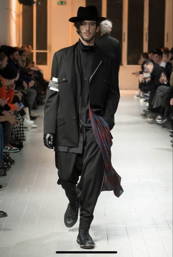 Yohji Yamamoto Yohji Yamamoto POUR HOMME 20aw black tailored jacket Size US M / EU 48-50 / 2 - 1 Thumbnail