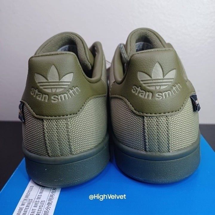 Adidas adidas Originals STAN SMITH SHOES Olive sz 8 (Men's) Size US 8 / EU 41 - 5 Thumbnail