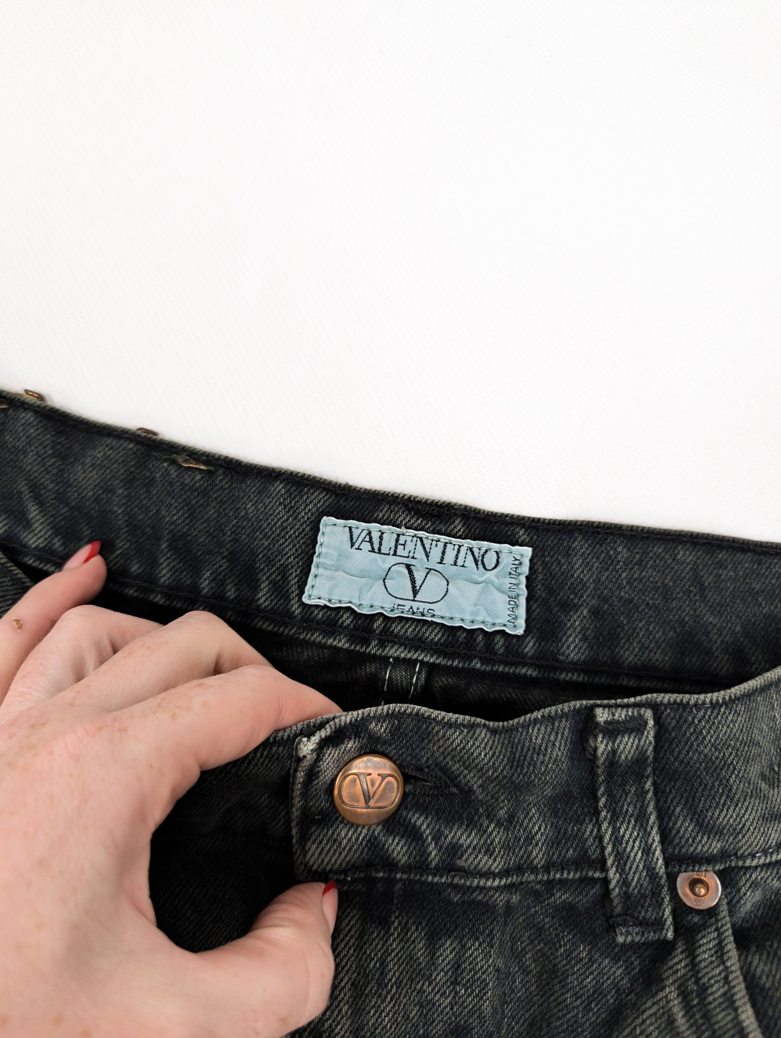 Valentino Valentino dark green denim jeans L Size 30" / US 8 / IT 44 - 5 Thumbnail