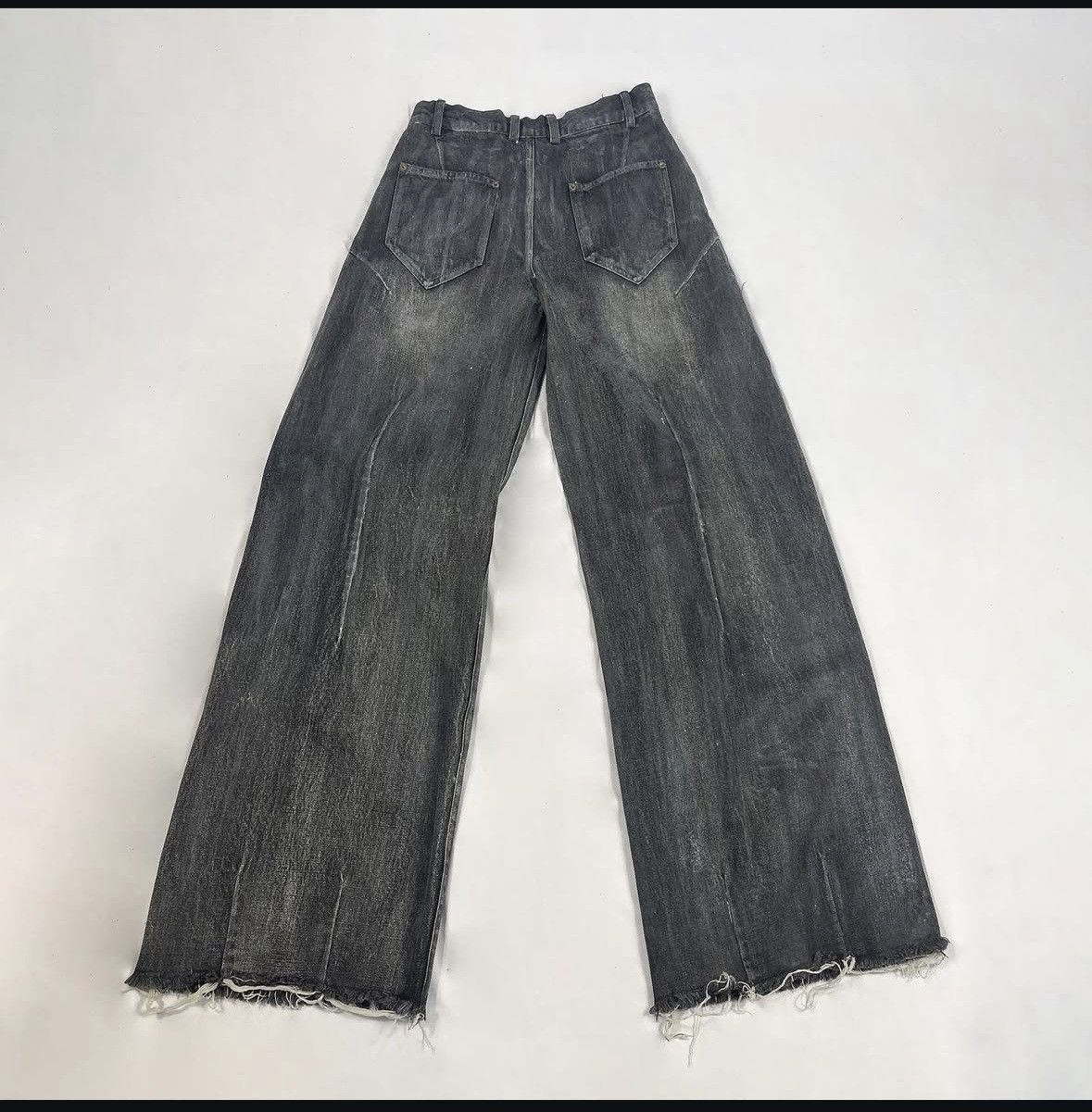 Designer Paynestar White Noise Waxed Denim Size US 30 / EU 46 - 2 Thumbnail