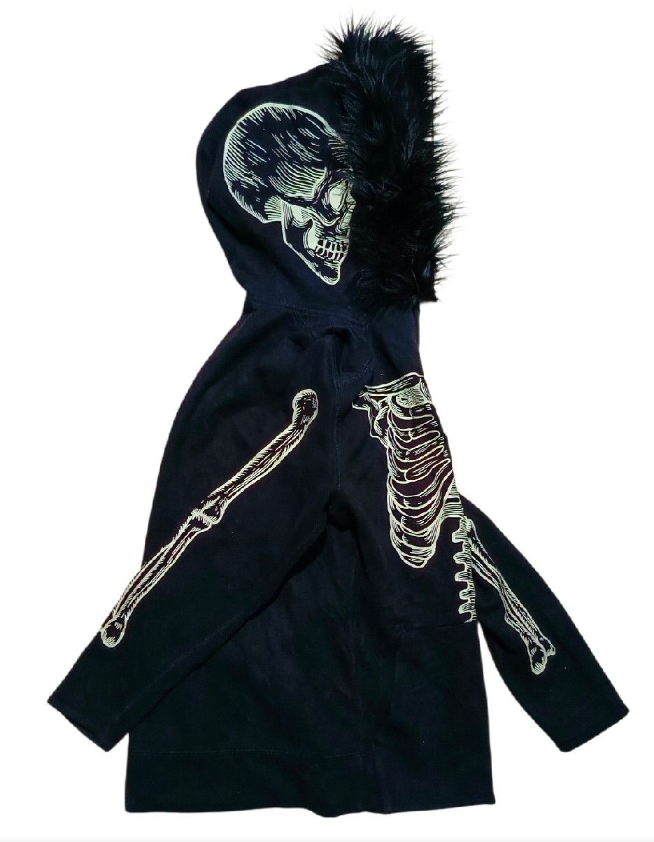 Hysteric Glamour Skeleton Hoodie Size S / US 4 / IT 40 - 3 Thumbnail