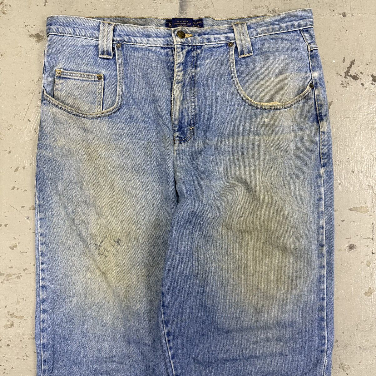 Karl Kani Vintage 90s Karl Kani Y2K Big Logo Baggy Rap Denim Jeans Size US 38 / EU 54 - 6 Thumbnail