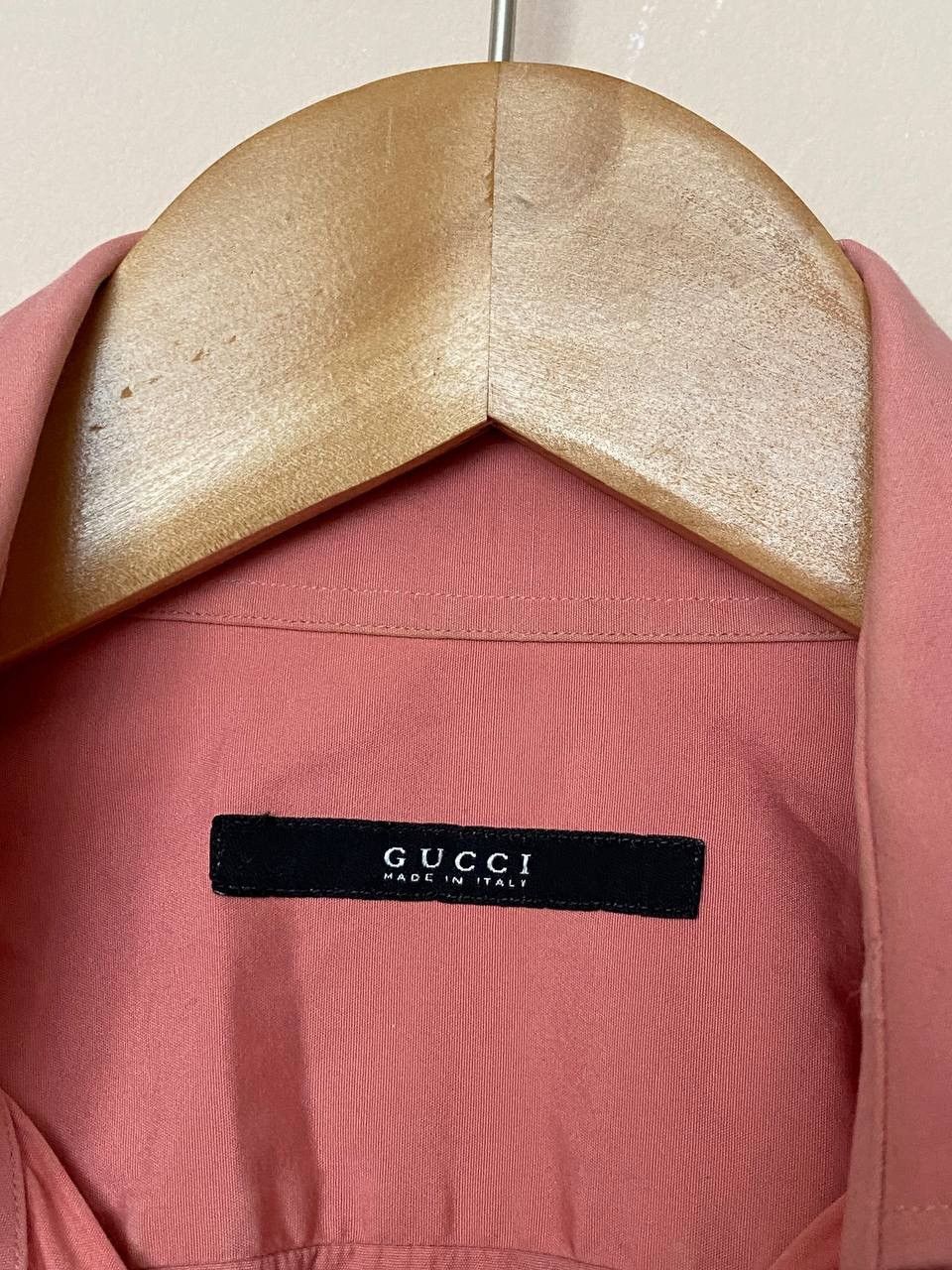 Gucci × Tom Ford × Vintage GUCCI Shirt Button Up Long Sleeve Slim Fit Suit Tom Ford Era Size US M / EU 48-50 / 2 - 8 Thumbnail