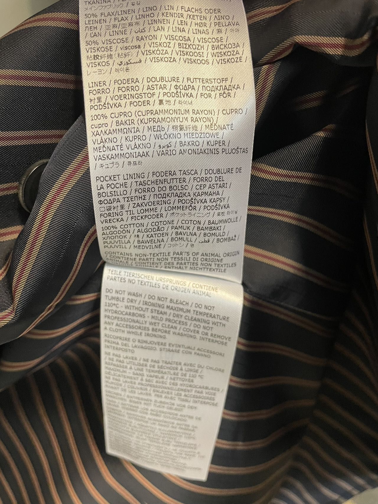 Maison Margiela Maison Margiela linen blazer Size 48 Size US M / EU 48-50 / 2 - 8 Thumbnail