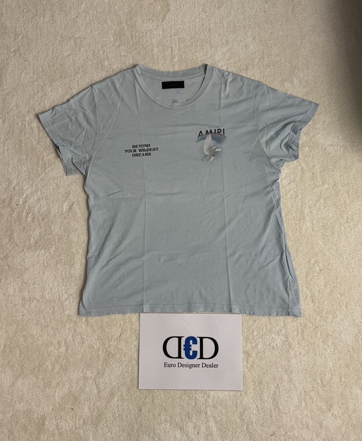 Amiri 💠Amiri💠 GRAPHIC T-SHIRT BABYBLUE (L) Size US L / EU 52-54 / 3 - 2 Thumbnail