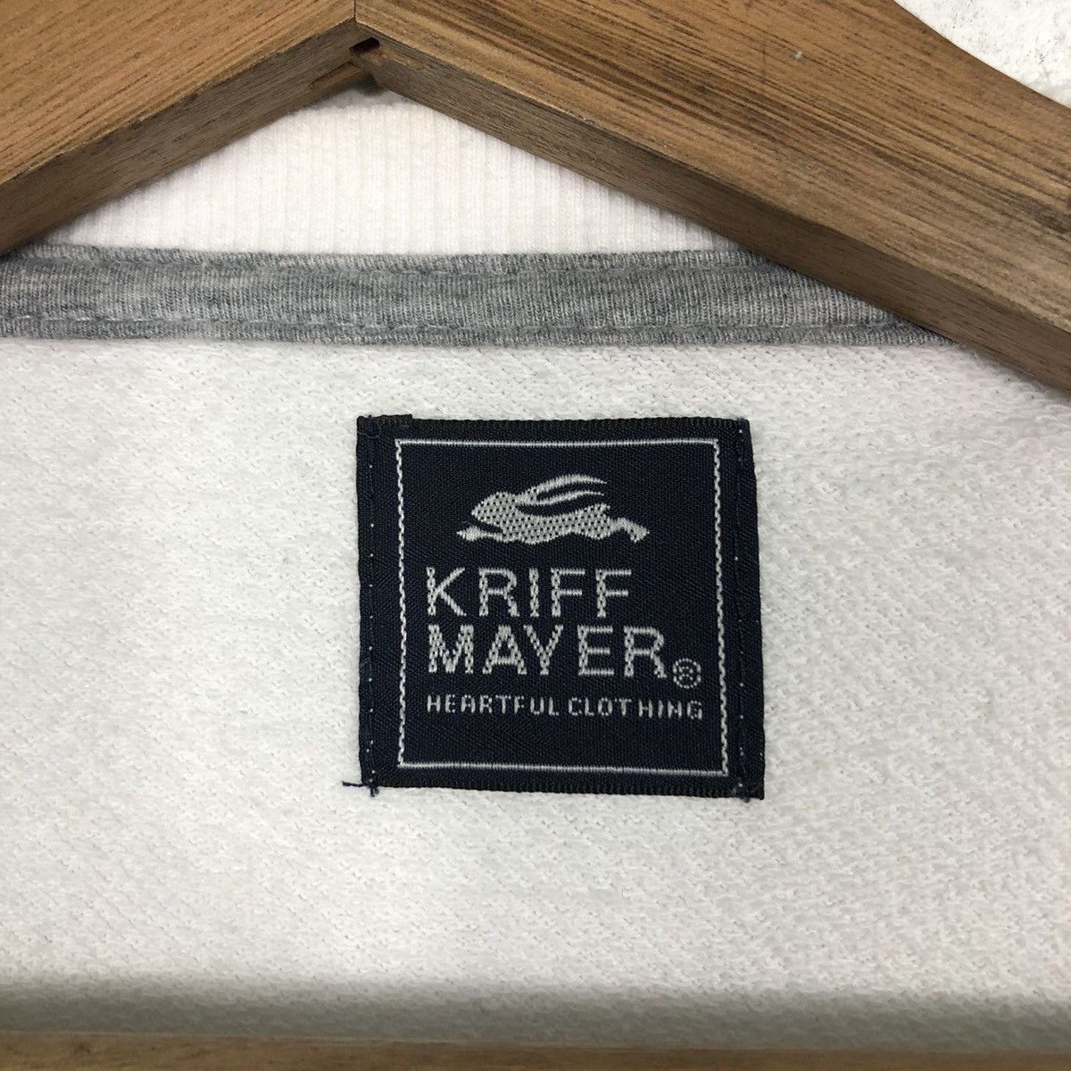 Japanese Brand 📌Vintage Sweatshirt Kriff Mayer Big Logo Back Hit Size US L / EU 52-54 / 3 - 15 Thumbnail