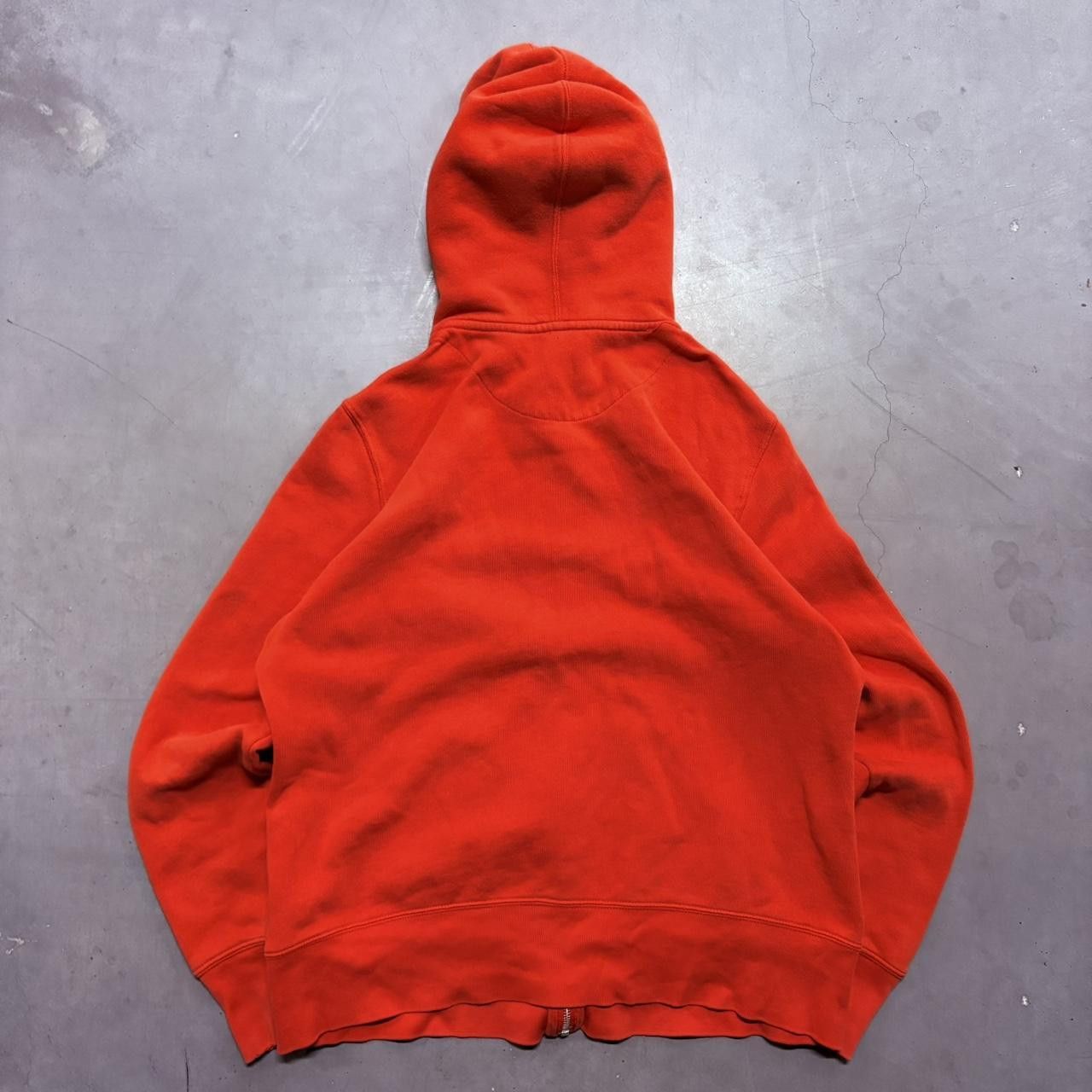 Nike × Vintage Crazy Vintage Y2K/2000s Nike Red Peachy Nike ZipUp Hoodie! Size US XL / EU 56 / 4 - 3 Thumbnail
