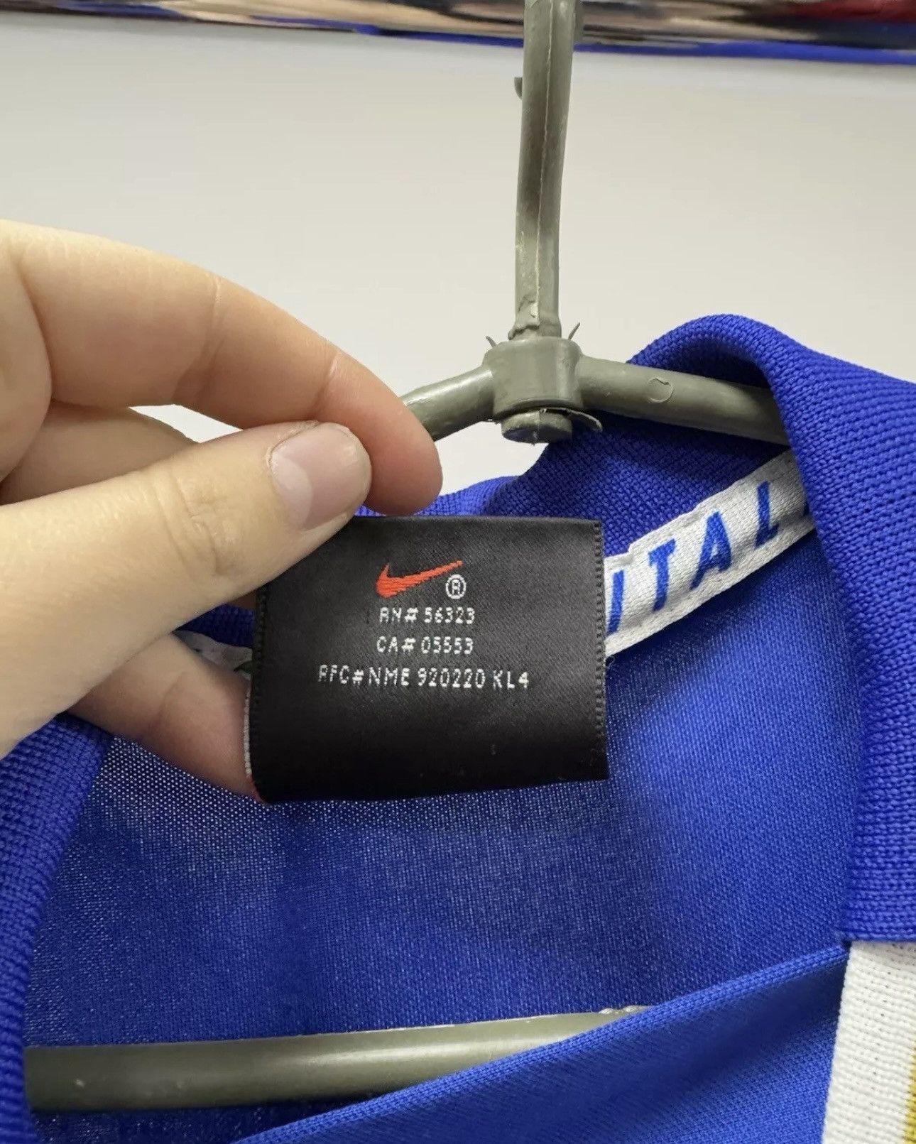 Nike × Vintage Nike Italy Vintage Jersey 1996/1997 Azzuri World Cup Size US S / EU 44-46 / 1 - 6 Thumbnail