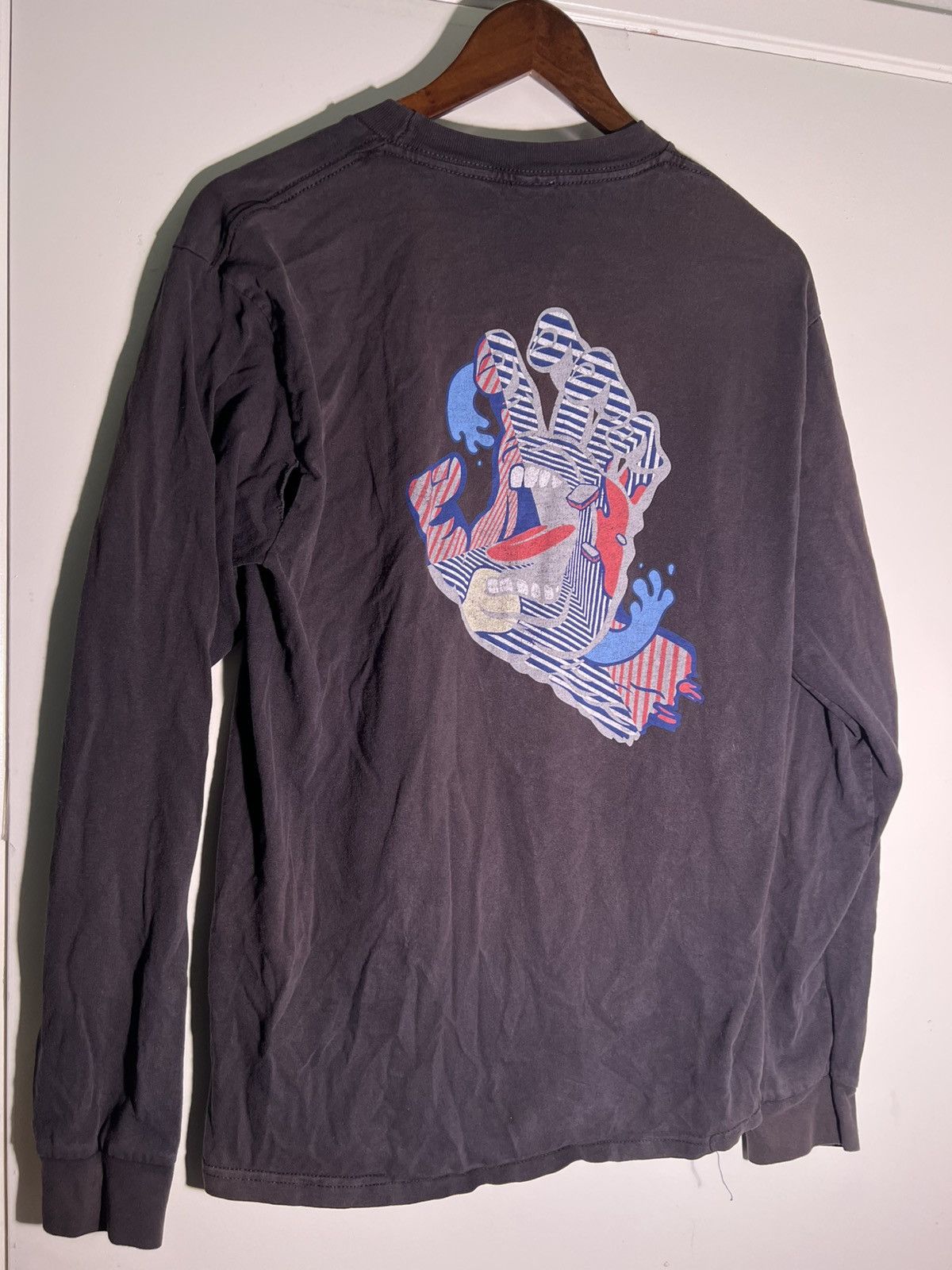 Vintage Y2K 2000’s VTG Vintage Santa Cruz Monster Hand Retro T Shirt Size US M / EU 48-50 / 2 - 1 Thumbnail