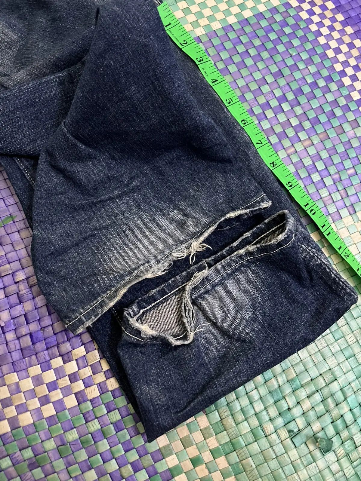Uniqlo Uniqlo Buckle Back Denim Size US 33 - 10 Thumbnail