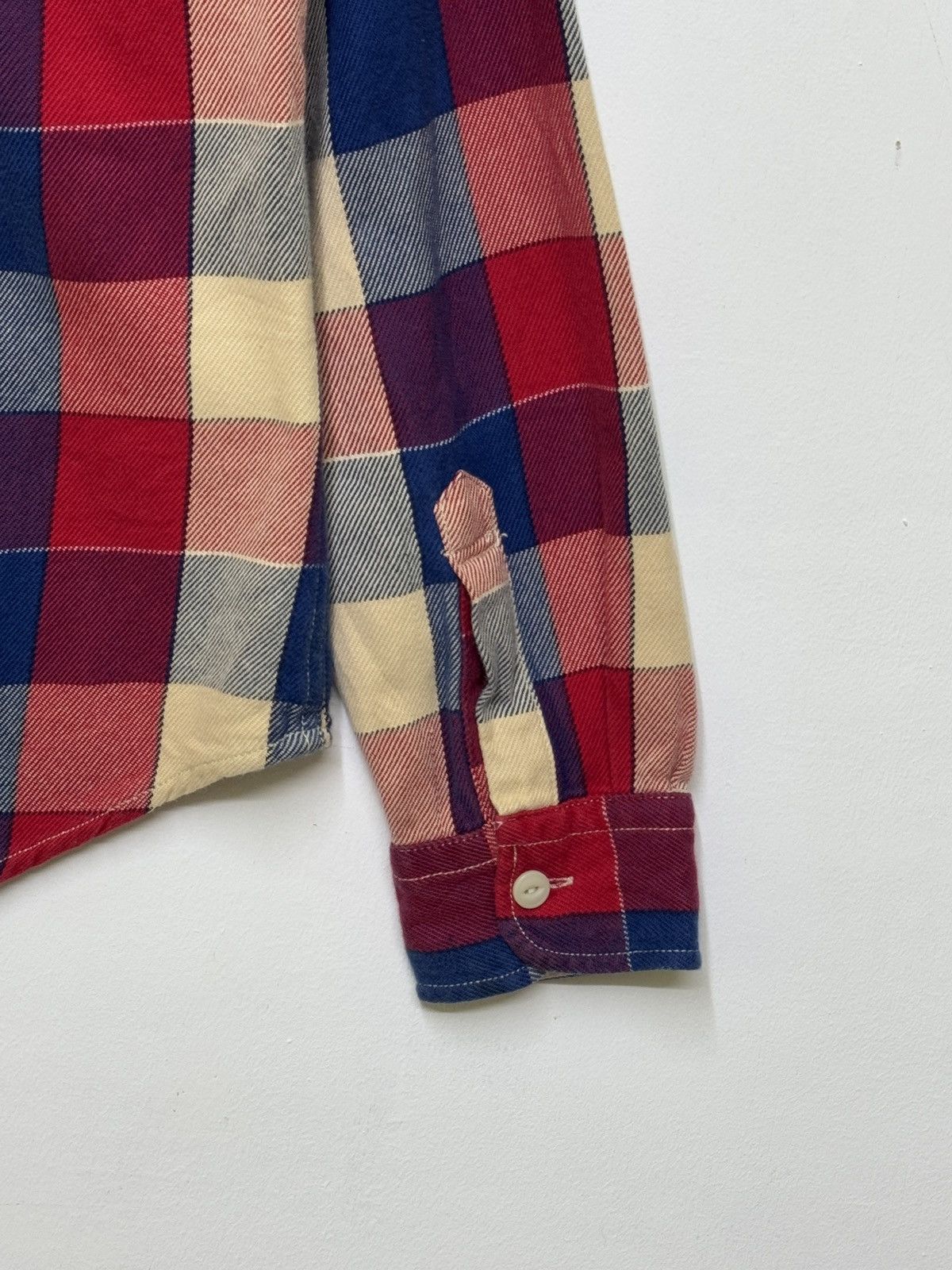 Flannel Flannel Vintage BACK NUMBER Plaid Design Size US M / EU 48-50 / 2 - 12 Thumbnail