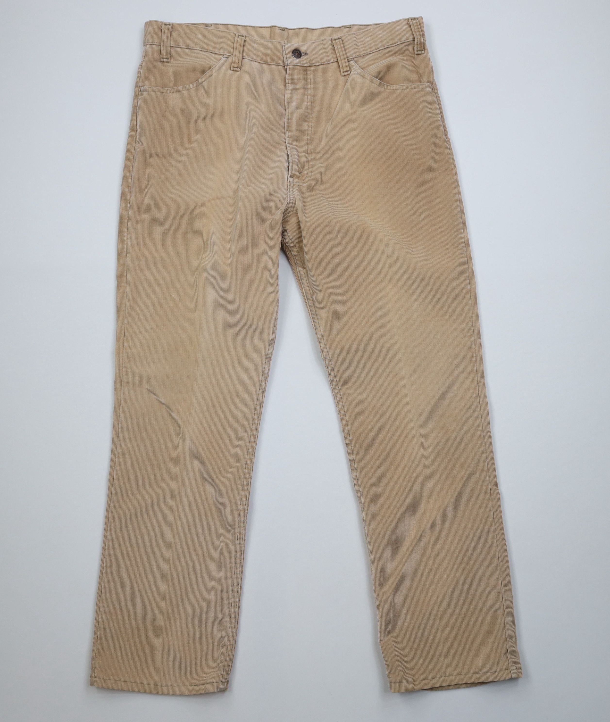 Levi's Vintage 80s Levis Straight Leg Corduroy Chino Pants USA Size US 38 / EU 54 - 1 Thumbnail