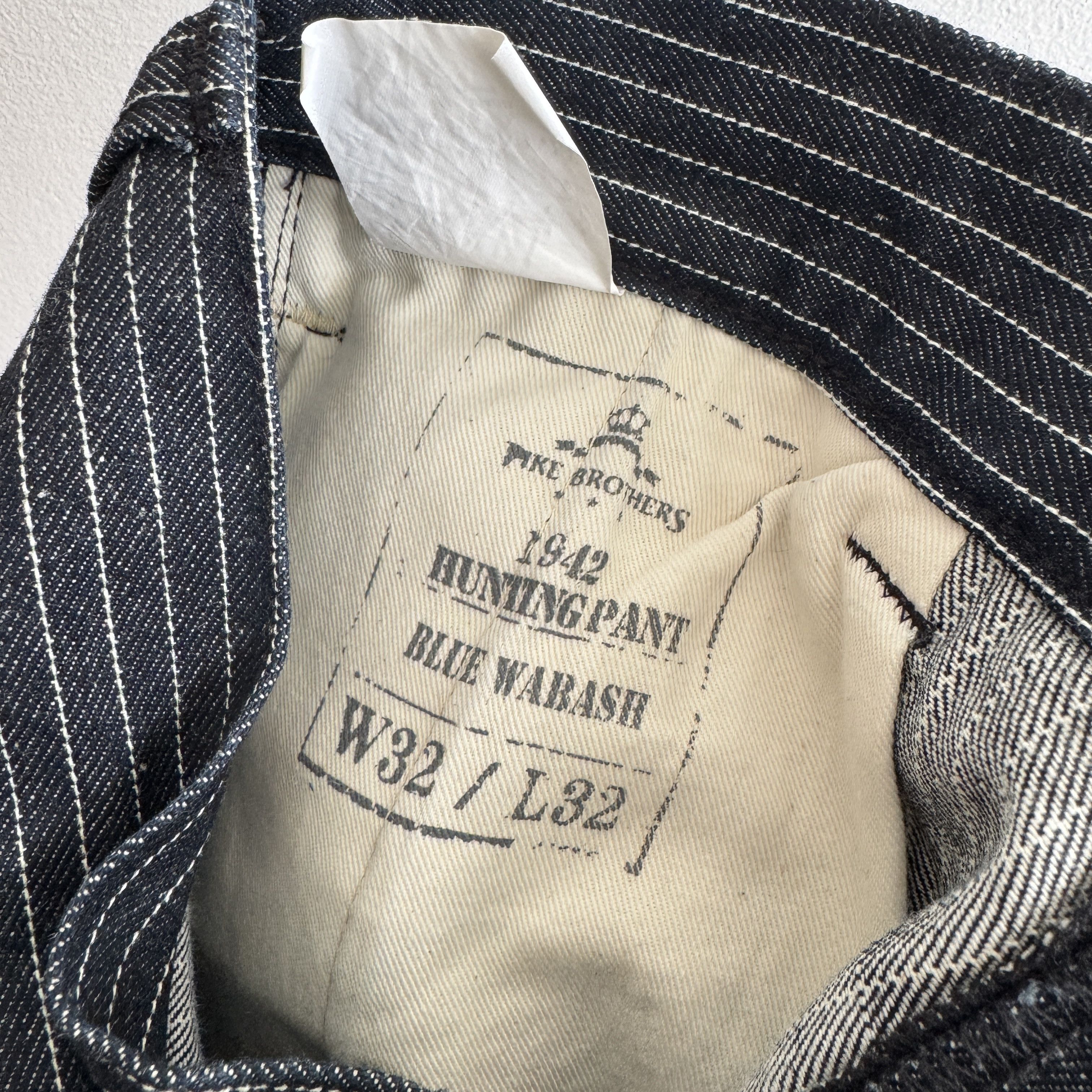 Pike Brothers Pike Brothers Hunting Selvage Denim Pant blue Wabash S 32x32 Size US 31 - 12 Thumbnail