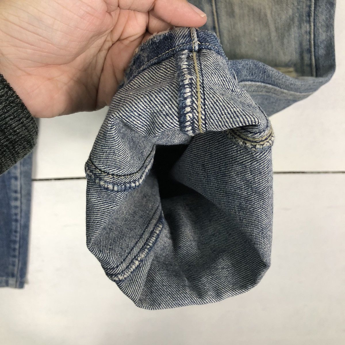 Japanese Brand 🔥90’s The Others Toyo Enterprise Distressed Denim Bush Size US 32 / EU 48 - 11 Thumbnail