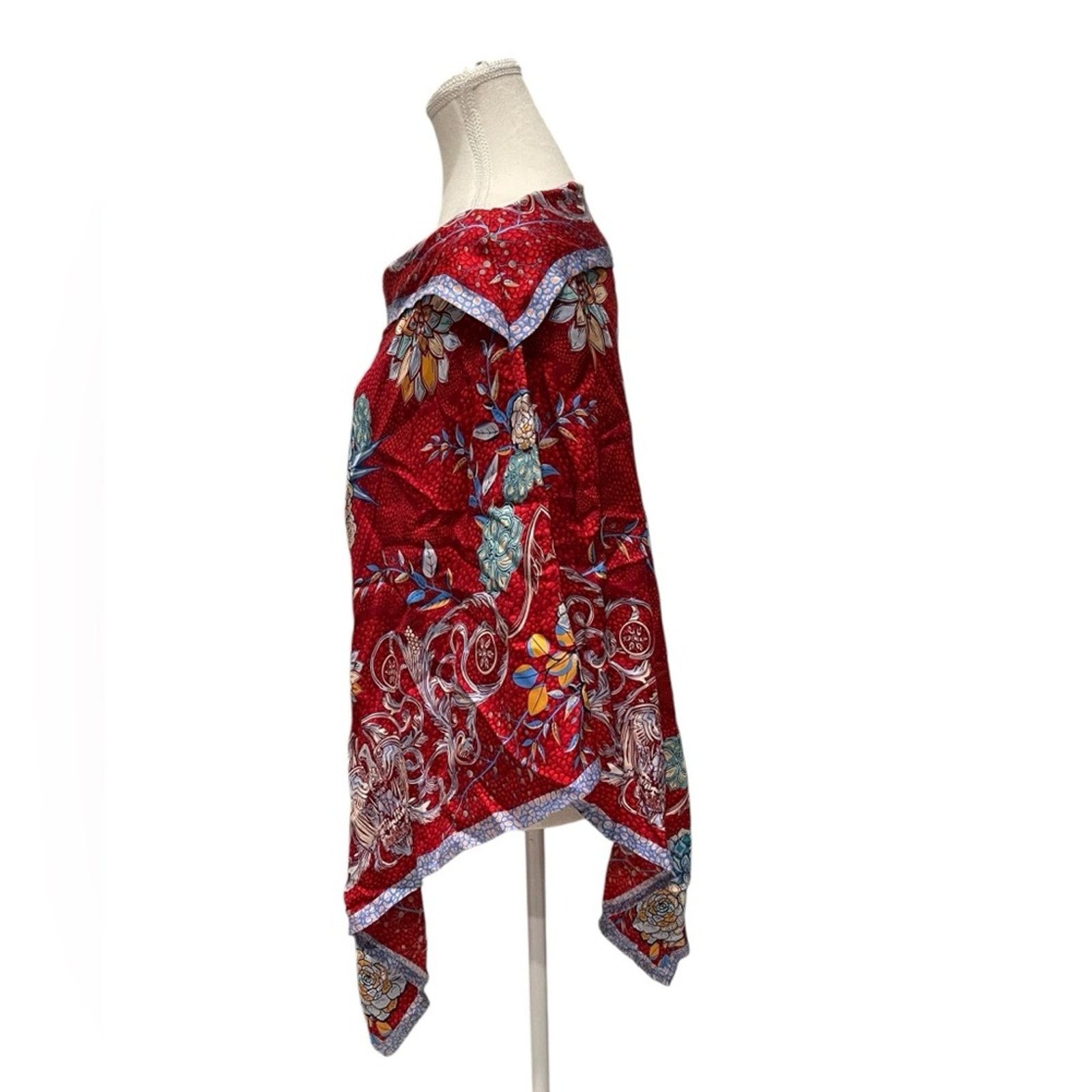 Other Pineda Covalin~Dreamcatcher poncho100% Silk~Open Size ONE SIZE - 3 Thumbnail