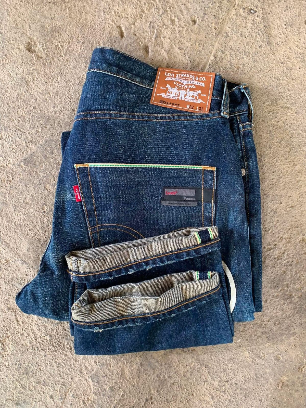 Fragment Design × Levi's VINTAGE LEVIS 505 x FENOM X FRAGMENT