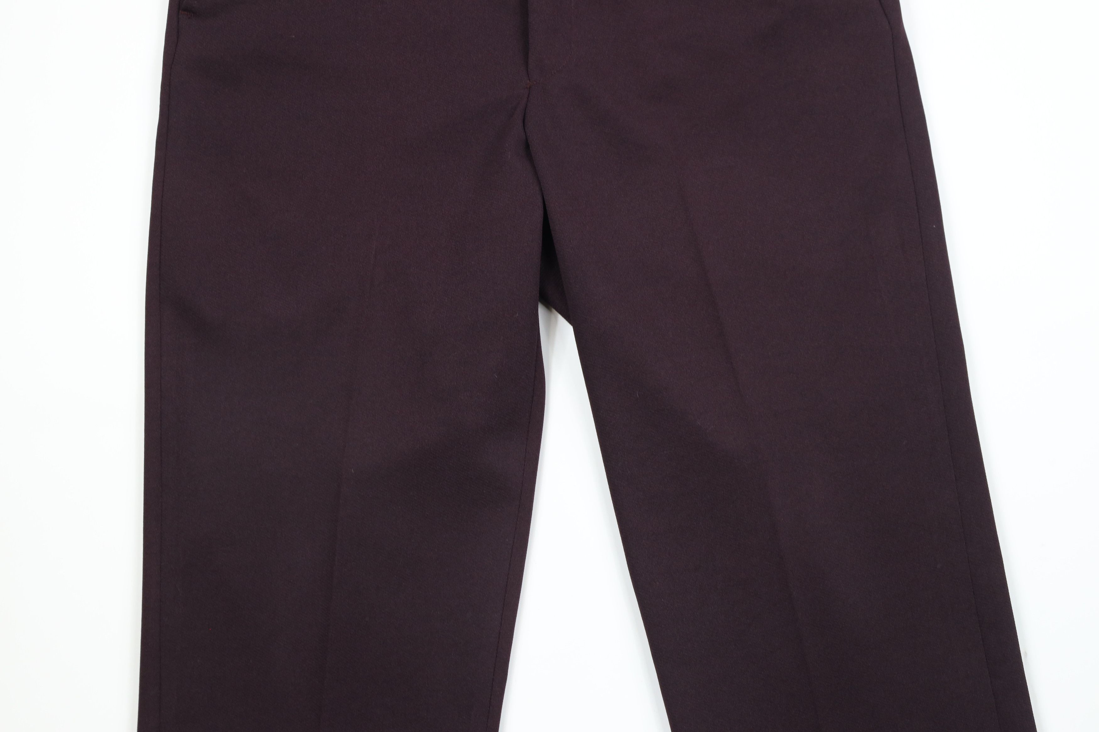 Vintage Vintage 70s Bell Bottoms Chino Pants Eggplant Purple USA Size US 34 / EU 50 - 3 Thumbnail