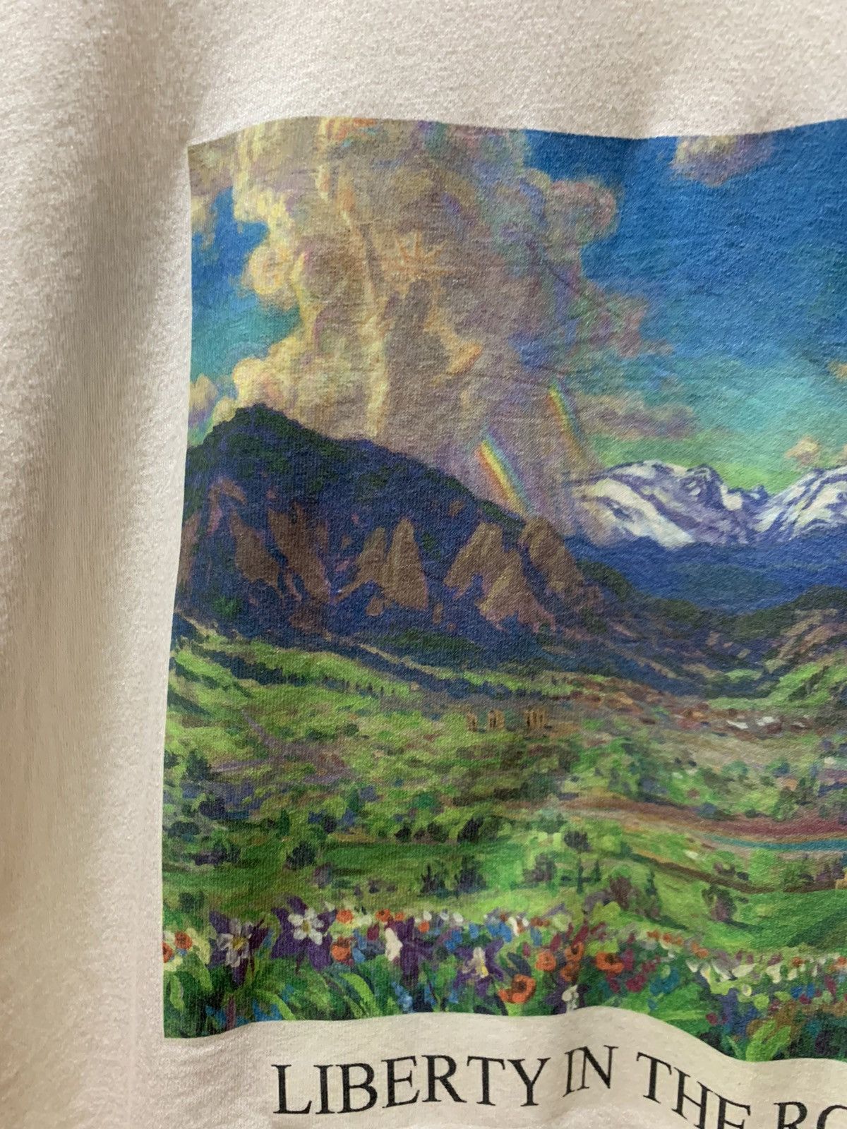 Vintage Vintage Liberty In The Rockies Nice Printed Rare Size US XL / EU 56 / 4 - 3 Thumbnail